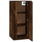 vidaXL Mueble para TV de pared roble ahumado 40x34,5x80 cm
