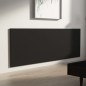 vidaXL Cabecero de cama pared madera contrachapada negro 240x1,5x80cm vidaXL Cabecero de cama pared madera contrachapada negro 240x1,5x80cm