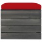 vidaXL Muebles de jardín de palets 4 piezas cojines madera maciza pino vidaXL Muebles de jardín de palets 4 piezas cojines madera maciza pino