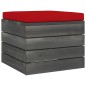 vidaXL Muebles de palets para jardín 8 pzas cojines madera maciza pino vidaXL Muebles de palets para jardín 8 pzas cojines madera maciza pino