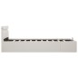 vidaXL Cama canapé hidráulica con LED cuero sintético blanco 120x200cm vidaXL Cama canapé hidráulica con LED cuero sintético blanco 120x200cm