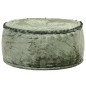 vidaXL Puf redondo de terciopelo verde 40x20 cm vidaXL Puf redondo de terciopelo verde 40x20 cm