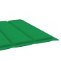 vidaXL Tumbona de jardín con mesa y cojín de madera de pino impregnada vidaXL Tumbona de jardín con mesa y cojín de madera de pino impregnada