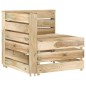 vidaXL Set de muebles de jardín 6 pzas madera de pino impregnada verde vidaXL Set de muebles de jardín 6 pzas madera de pino impregnada verde