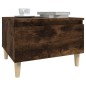 vidaXL Mesas auxiliares 2 uds contrachapada roble ahumado 50x46x35 cm vidaXL Mesas auxiliares 2 uds contrachapada roble ahumado 50x46x35 cm