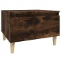 vidaXL Mesas auxiliares 2 uds contrachapada roble ahumado 50x46x35 cm vidaXL Mesas auxiliares 2 uds contrachapada roble ahumado 50x46x35 cm