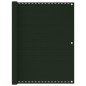 vidaXL Toldo para balcón HDPE verde oscuro 120x300 cm vidaXL Toldo para balcón HDPE verde oscuro 120x300 cm