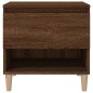 vidaXL Mesitas de noche 2 uds contrachapada roble marrón 50x46x50 cm