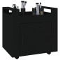vidaXL Carrito de escritorio madera contrachapada negro 60x45x60 cm vidaXL Carrito de escritorio madera contrachapada negro 60x45x60 cm