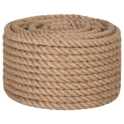 vidaXL Cuerda 100% yute 20 mm 100 m