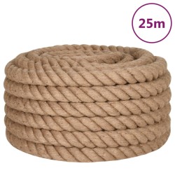 vidaXL Cuerda de yute 25 m de longitud y 30 mm de grosor