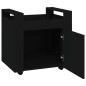 vidaXL Carrito de escritorio madera contrachapada negro 60x45x60 cm vidaXL Carrito de escritorio madera contrachapada negro 60x45x60 cm
