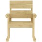vidaXL Juego de comedor de jardín 5 piezas madera de pino impregnada