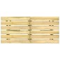 vidaXL Juego de comedor de jardín 5 piezas madera de pino impregnada