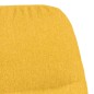 vidaXL Silla mecedora con reposapiés tela amarillo mostaza vidaXL Silla mecedora con reposapiés tela amarillo mostaza
