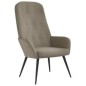 vidaXL Sillón de relax con taburete terciopelo gris claro vidaXL Sillón de relax con taburete terciopelo gris claro