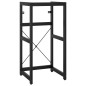 vidaXL Estructura de baño con lavabo incorporado hierro negro vidaXL Estructura de baño con lavabo incorporado hierro negro