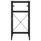 vidaXL Estructura de baño con lavabo incorporado hierro negro vidaXL Estructura de baño con lavabo incorporado hierro negro