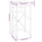 vidaXL Estructura de baño con lavabo incorporado hierro negro vidaXL Estructura de baño con lavabo incorporado hierro negro