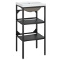 vidaXL Estructura de baño con lavabo incorporado hierro negro vidaXL Estructura de baño con lavabo incorporado hierro negro