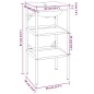 vidaXL Estructura de baño con lavabo incorporado hierro negro vidaXL Estructura de baño con lavabo incorporado hierro negro