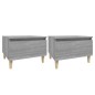 vidaXL Mesas auxiliares 2 uds contrachapada gris Sonoma 50x46x35 cm vidaXL Mesas auxiliares 2 uds contrachapada gris Sonoma 50x46x35 cm