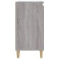 vidaXL Mesitas de noche 2 uds madera contrachapada gris 40x35x70 cm vidaXL Mesitas de noche 2 uds madera contrachapada gris 40x35x70 cm