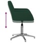 vidaXL Sillas de comedor giratorias 2 uds tela verde oscuro vidaXL Sillas de comedor giratorias 2 uds tela verde oscuro