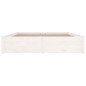 vidaXL Estructura de cama con cajones blanco 120x190 cm vidaXL Estructura de cama con cajones blanco 120x190 cm