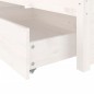 vidaXL Estructura de cama con cajones blanco 120x190 cm vidaXL Estructura de cama con cajones blanco 120x190 cm