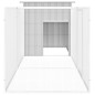 vidaXL Gallinero de acero galvanizado gris 300x91x100 cm vidaXL Gallinero de acero galvanizado gris 300x91x100 cm