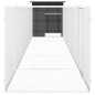 vidaXL Jaula de gallinas acero galvanizado antracita 600x91x100 cm vidaXL Jaula de gallinas acero galvanizado antracita 600x91x100 cm