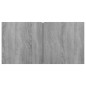 vidaXL Set de muebles para TV 4 pzas madera contrachapada gris Sonoma