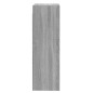 vidaXL Set de muebles para TV 4 pzas madera contrachapada gris Sonoma