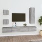 vidaXL Set de muebles para TV 5 pzas madera contrachapada gris Sonoma
