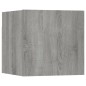 vidaXL Set de muebles para TV 5 pzas madera contrachapada gris Sonoma