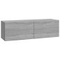 vidaXL Set de muebles para TV 5 pzas madera contrachapada gris Sonoma