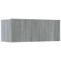 vidaXL Set de muebles para TV 5 pzas madera contrachapada gris Sonoma vidaXL Set de muebles para TV 5 pzas madera contrachapada gris Sonoma