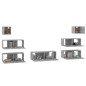 vidaXL Set de muebles para TV 7 pzas madera contrachapada gris Sonoma vidaXL Set de muebles para TV 7 pzas madera contrachapada gris Sonoma