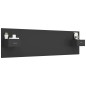 vidaXL Cabecero de cama con mesitas madera contrachapada negro vidaXL Cabecero de cama con mesitas madera contrachapada negro