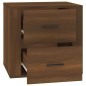 vidaXL Mesita de noche color roble marrón 50x39x47 cm vidaXL Mesita de noche color roble marrón 50x39x47 cm
