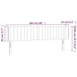 vidaXL Cabecero con LED de terciopelo rosa 203x16x78/88 cm vidaXL Cabecero con LED de terciopelo rosa 203x16x78/88 cm