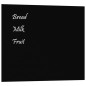 vidaXL Pizarra magnética de pared vidrio templado negro 60x50 cm vidaXL Pizarra magnética de pared vidrio templado negro 60x50 cm