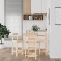 vidaXL Set de bar 5 piezas madera maciza de pino vidaXL Set de bar 5 piezas madera maciza de pino