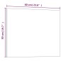 vidaXL Pizarra magnética de pared vidrio templado negro 60x50 cm vidaXL Pizarra magnética de pared vidrio templado negro 60x50 cm
