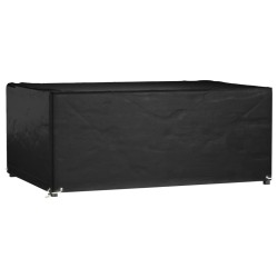 vidaXL Funda para muebles de jardín 8 ojales rectangular 180x122x75 cm