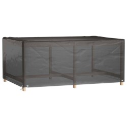 vidaXL Funda para muebles de jardín 8 ojales rectangular 180x122x75 cm
