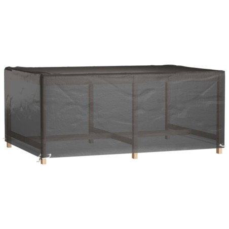 vidaXL Funda para muebles de jardín 8 ojales rectangular 180x122x75 cm