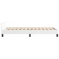vidaXL Estructura de cama con cabecero cuero sintético blanco 80x200cm vidaXL Estructura de cama con cabecero cuero sintético blanco 80x200cm