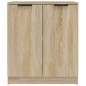 vidaXL Aparador de madera contrachapada roble Sonoma 60x30x70 cm